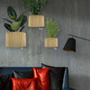 Ribbed Wall Planter for Modern Indoor Home Decor