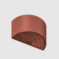 Ribbed Wall Planter for Modern Indoor Home Decor