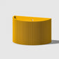 Ribbed Wall Planter for Modern Indoor Home Decor