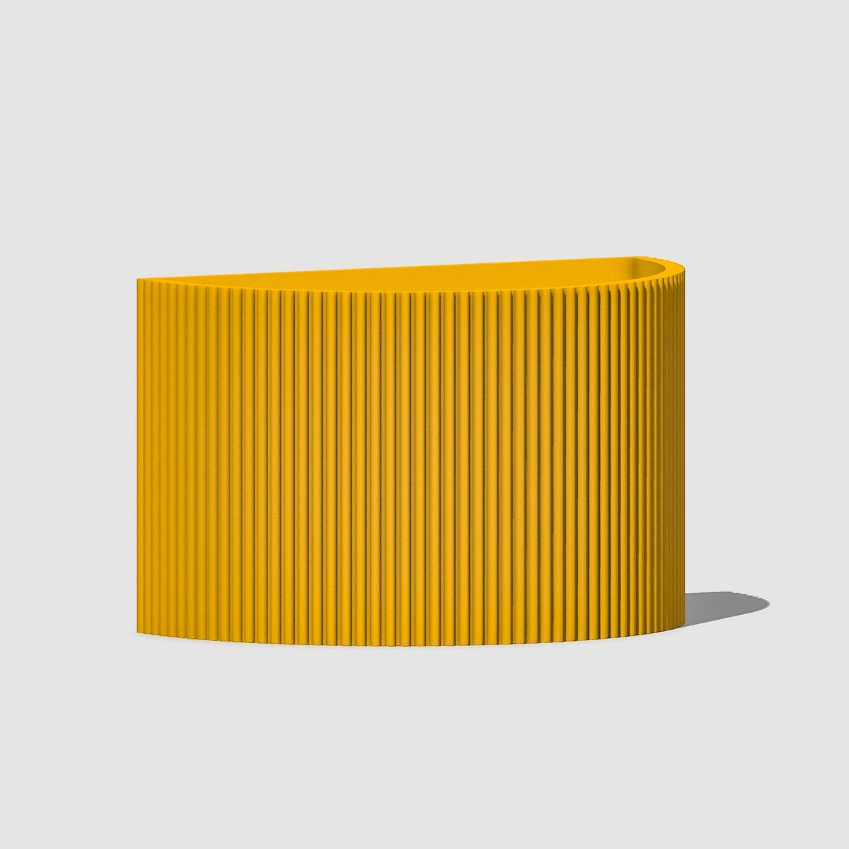 Ribbed Wall Planter for Modern Indoor Home Decor